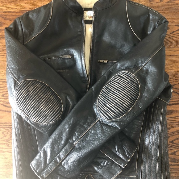 100% genuine black leather jacket - Picture 3 of 6